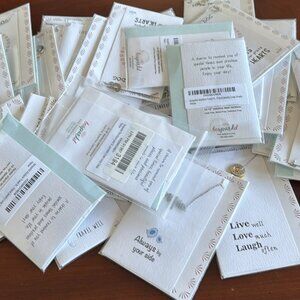 69 Amazon Packaged Necklaces with Greeting Cards - 69 Necklaces in Total - OSFM